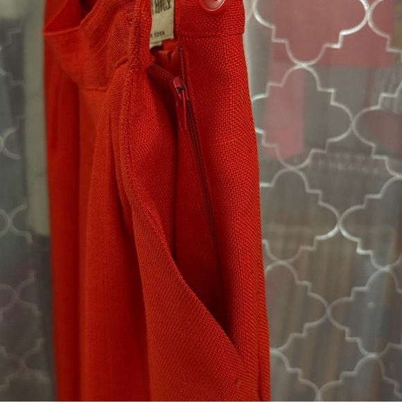 Peabody House Vintage Ruffle Red Suit Skirt Set 7/8 - Picture 9 of 14
